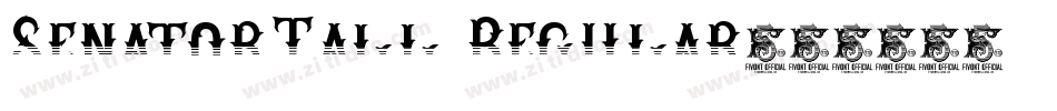 SenatorTall Regular字体转换